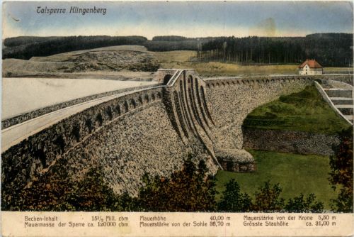 Talsperre Klingenberg