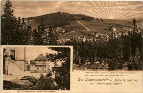 Der Schwedenstein bei Pulsnitz