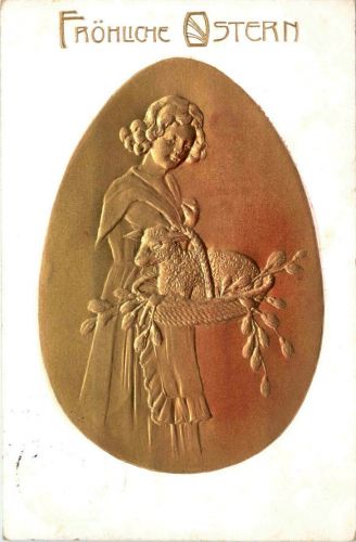 Ostern - Prägekarte