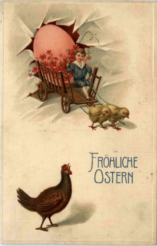 Ostern - Prägekarte