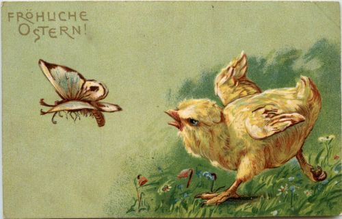 Ostern - Prägekarte - Chicken