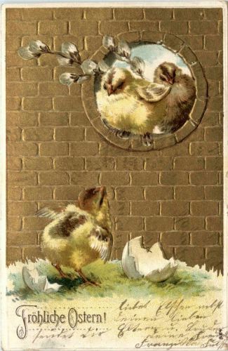 Ostern - Prägekarte - Chicken