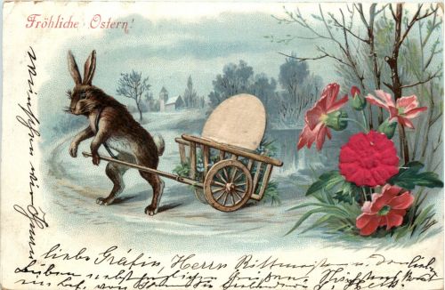 Ostern - Prägekarte - Rabbit