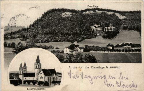 Gruss von der Eremitage bei Arnstadt