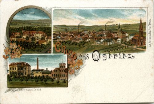 Gruss aus Ostritz - Litho