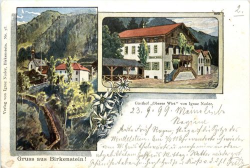 Gruss aus Birkenstein - Gasthof Oberer Wirt