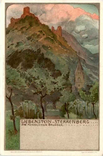 Liebenstein und Sterrenberg - Litho