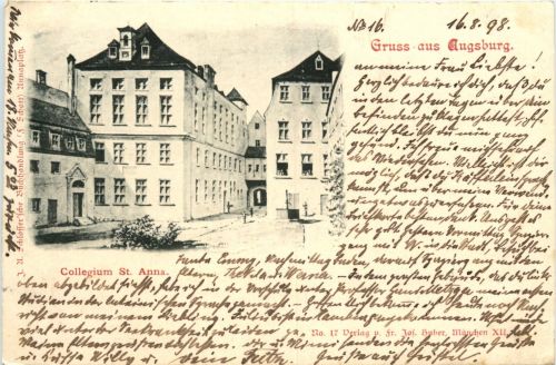 Gruss aus Augsburg - Collegium St. Anna