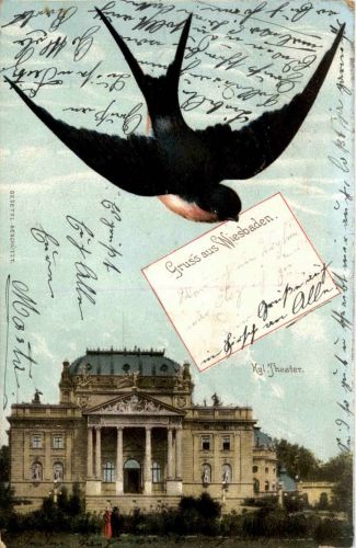 Gruss aus Wiesbaden - Schwalbe