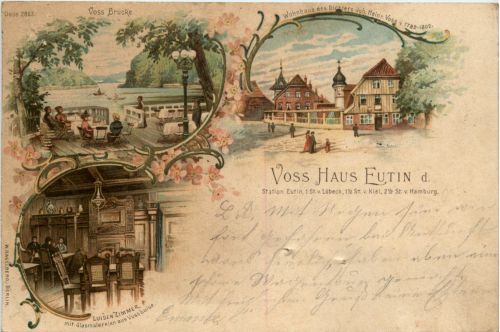 Voss Haus Eutin - Litho
