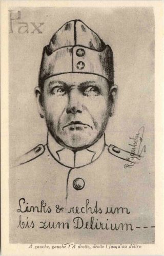 Schweizer Armee - Humor - Künstlerkarte R. Gautschi