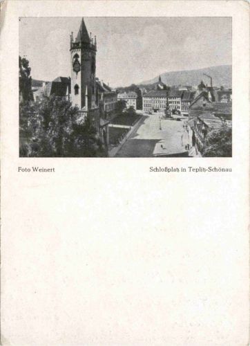 Schlossplatz in Teplitz Schönau