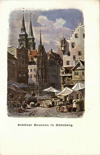 Nürnberg - Schöner Brunnen