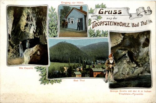 Gruss aus der Tropfsteinhöhle Bad Thal