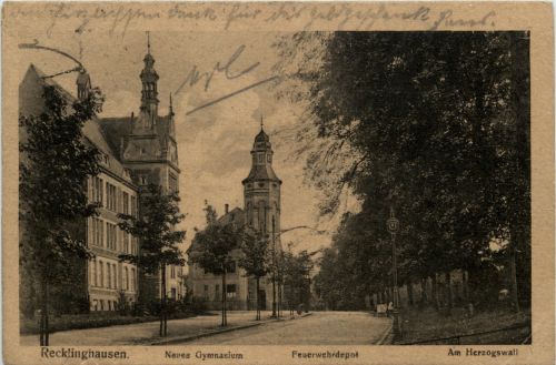 Recklinghausen - Neues Gymnasium Feuerwehrdepot