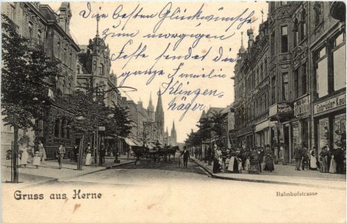 Gruss aus Herne - Bahnhofstrasse