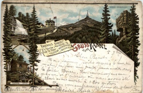 Gruss vom Kandel - Litho