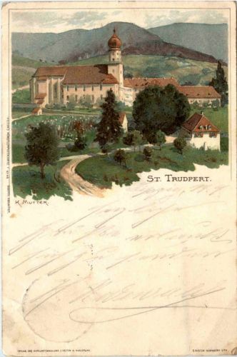St. Trudpert - Litho