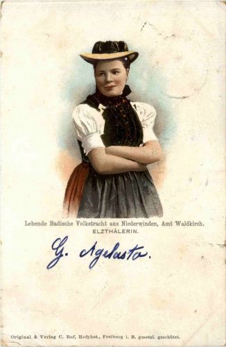 Elzthälerin - Volkstracht aus Niederwinden