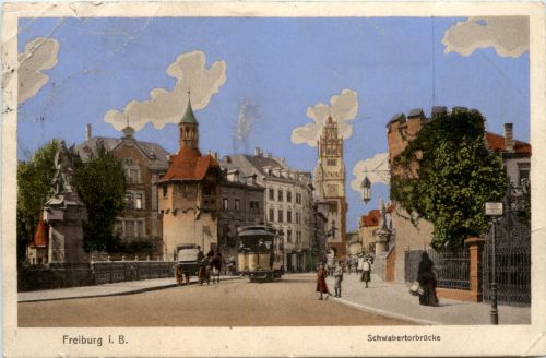 Freiburg - Schwabertorbrücke