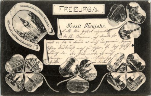 Freiburg - Prosit Neujahr