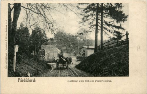 Friedrichsruh - Hohlweg zum schloss