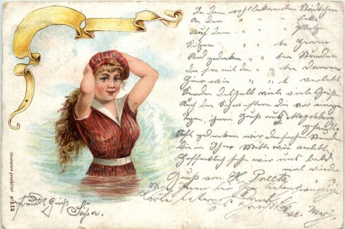 swimming - Litho
