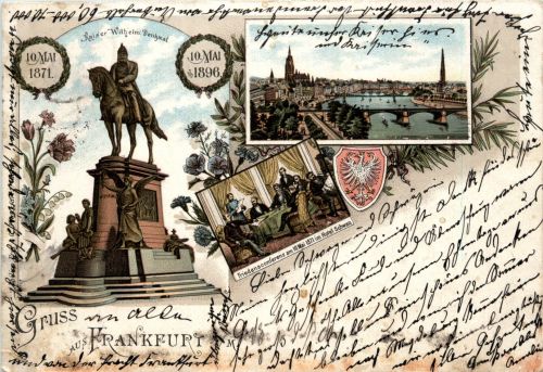 Gruss aus Frankfurt - Litho