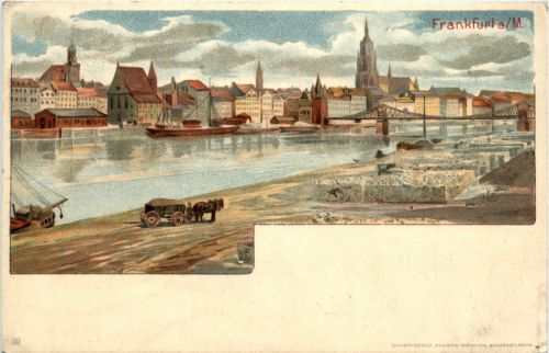 Gruss aus Frankfurt - Litho