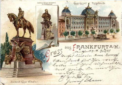 Gruss aus Frankfurt - Litho