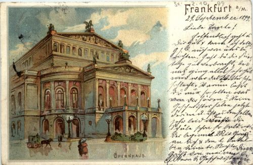 Gruss aus Frankfurt - Litho