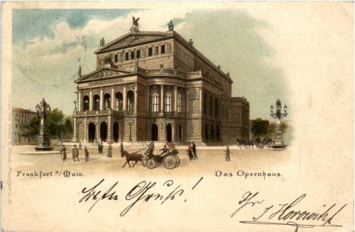Gruss aus Frankfurt - Litho