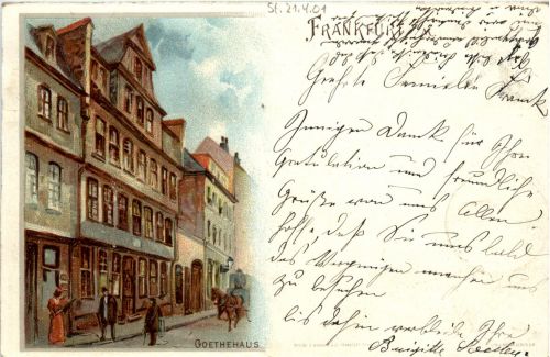 Gruss aus Frankfurt - Litho