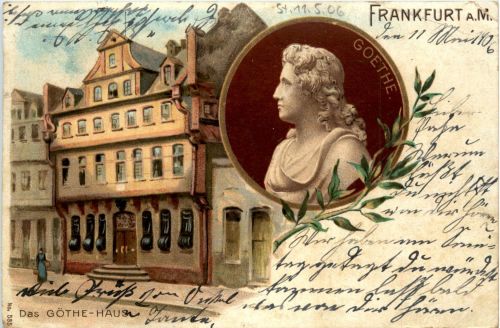 Gruss aus Frankfurt - Litho