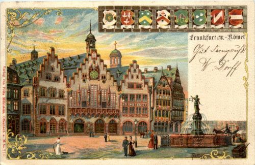 Gruss aus Frankfurt - Litho