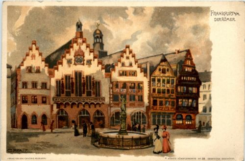 Gruss aus Frankfurt - Litho