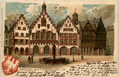 Gruss aus Frankfurt - Litho