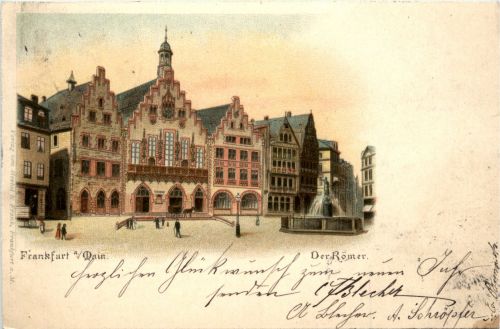 Gruss aus Frankfurt - Litho