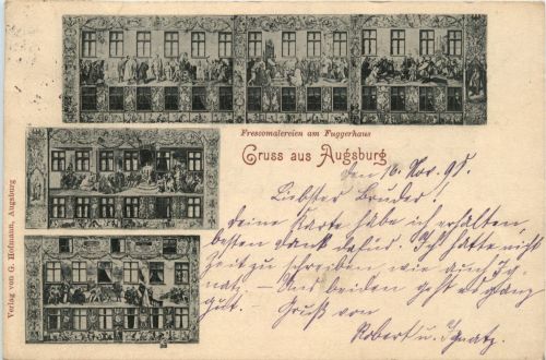 Grusss aus Augsburg - Fuggerhaus