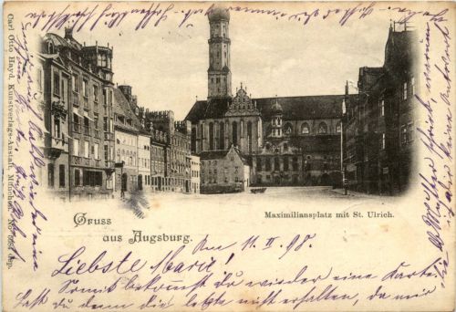 Gruss aus Augsburg - Maximiliansplatz