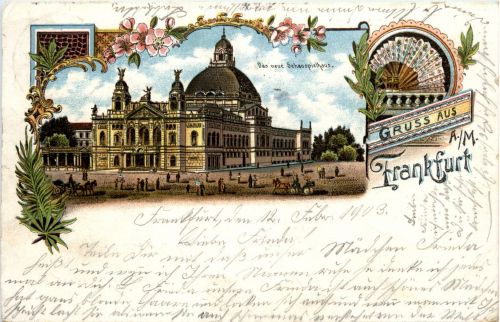 Gruss aus Frankfurt - Litho