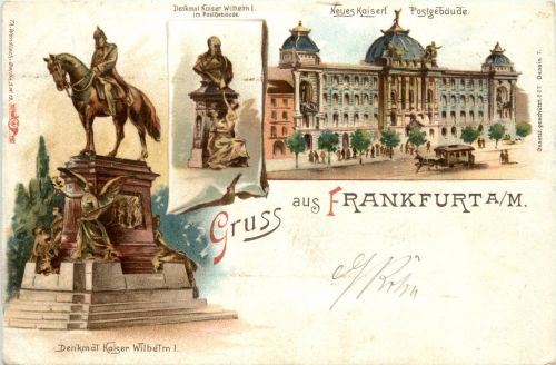 Gruss aus Frankfurt - Litho