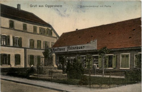 Gruss aus Oggersheim - Schillerdenkmal