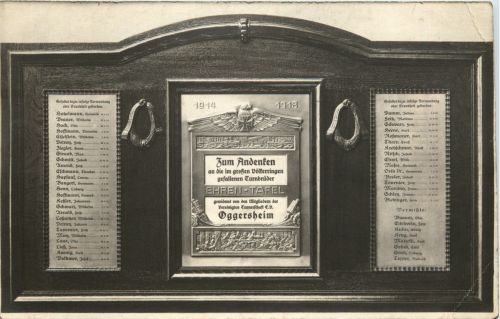 Oggersheim - Kriegerdenkmal