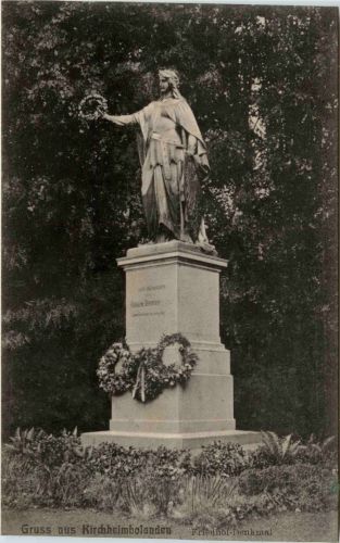 Gruss aus Kirchheimbolanden - Friedhof Denkmal