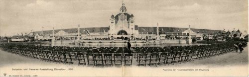 Düsseldorf - Ausstellung 1902 - Klappkarte
