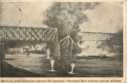 Warszawa - Most kolejowy - Feldpost