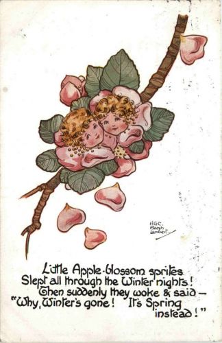 Frauen mit Blumen sign. Marsh Lambert