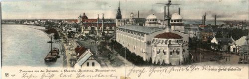Düsseldorf - Gewerbeausstellung - Klappkarte 1902