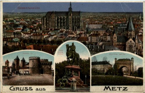Gruss aus Metz - Feldpost
